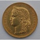 Goldmünze 20 SFR "Helvetia" (Schweiz)