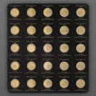 Goldmünze 25 x 1g "Maple Leaf" aktueller Jahrgang Set 25-teilig Maplegram25™ (Kanada)