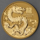 Goldmünze 2oz "Drache" 2024 Lunar III – Year of the Dragon (Australien)