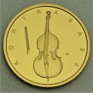 Goldmünze "50 Euro BRD 2018 Kontrabass" Musikinstrumente