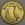 Flussgold-Medaille "Reiher am Fluss Rheingold" mit gravierbarer Rückseite