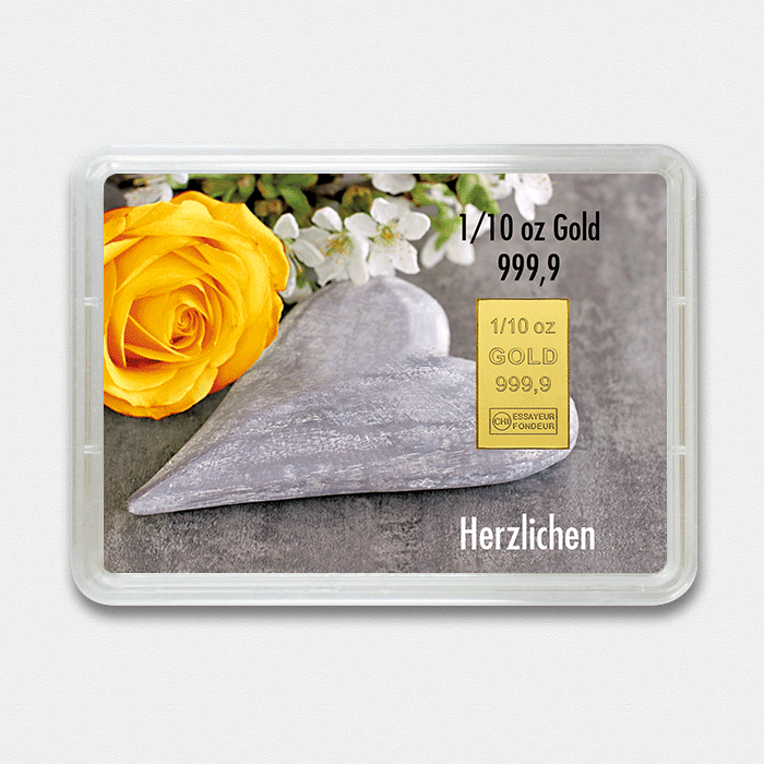 Effekteinleger 1/10oz "Stein+Ringe/Hochzeit" 