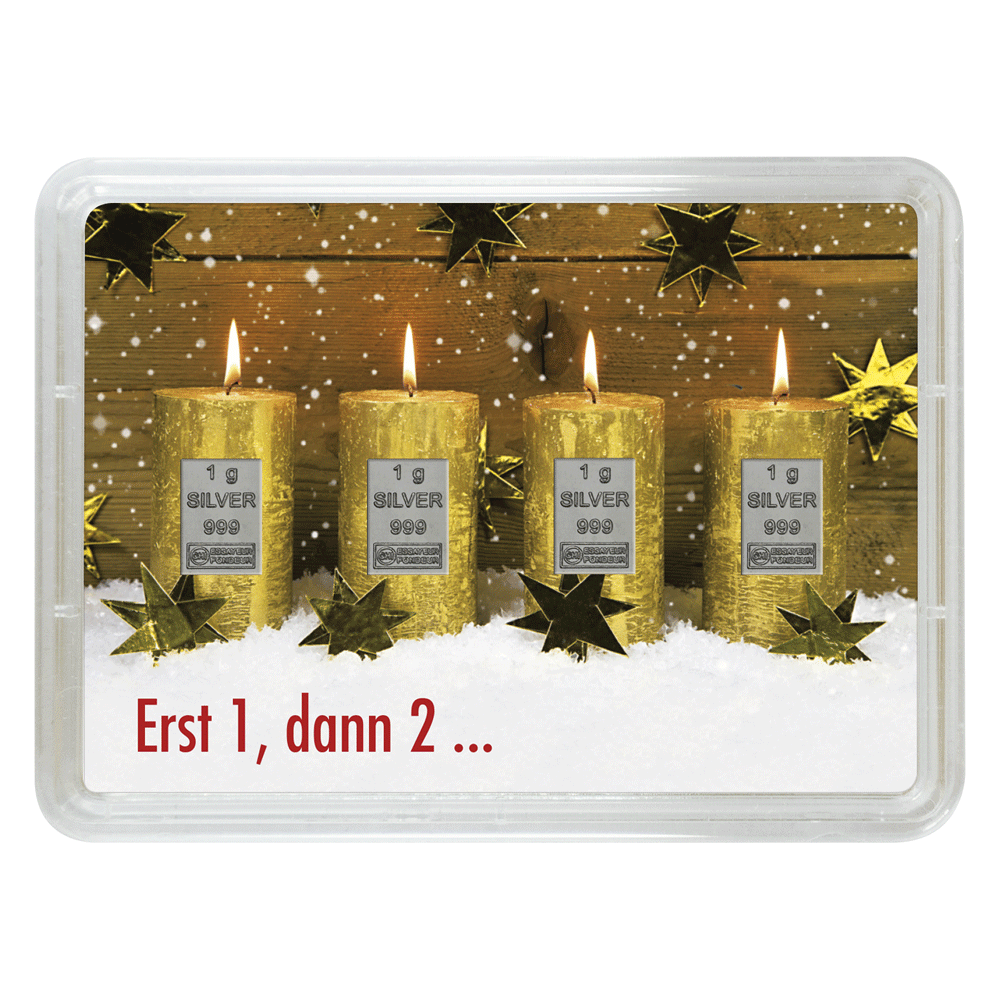 Effekteinleger 4g "Adventskerzen" 
