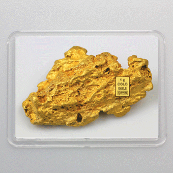 Goldbarren 1g "Goldnugget" (Flip) 