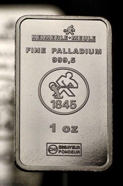 1oz Feinpalladiumbarren