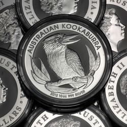 10oz Kookaburra Silbermünze